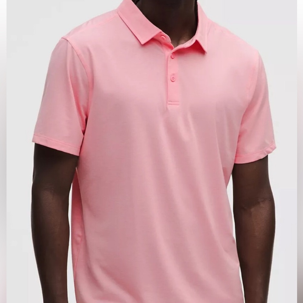 Lululemon Men’s Light Pink Evolution Polo M